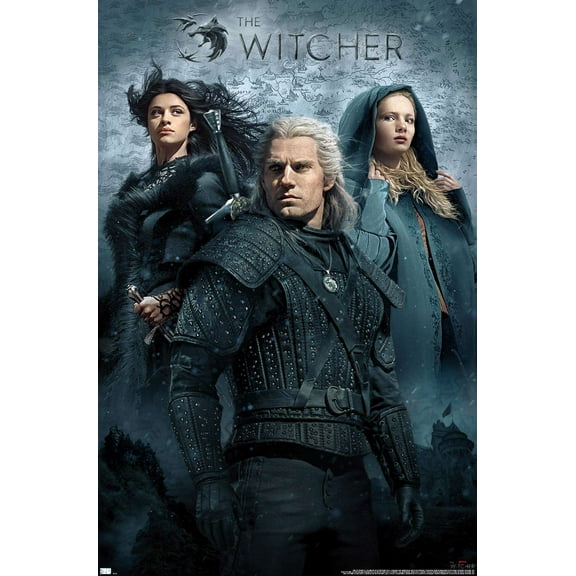 Netflix The Witcher - Key Art Wall Poster, 14.725" x 22.375"