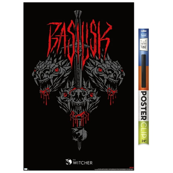 Netflix The Witcher Season 2 - Basilisk Wall Poster, 22.375" x 34"