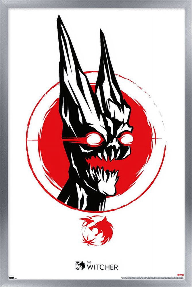 Netflix The Witcher Season 2 - Chernobog Wall Poster, 14.725" x 22.375", Framed