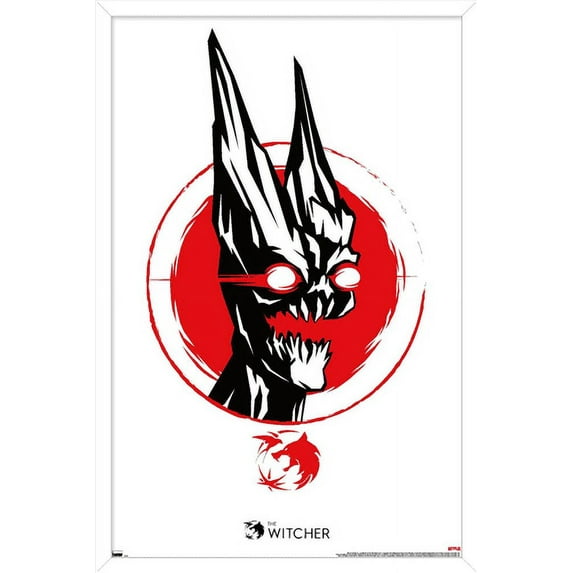 Netflix The Witcher Season 2 - Chernobog Wall Poster, 22.375" x 34", Framed