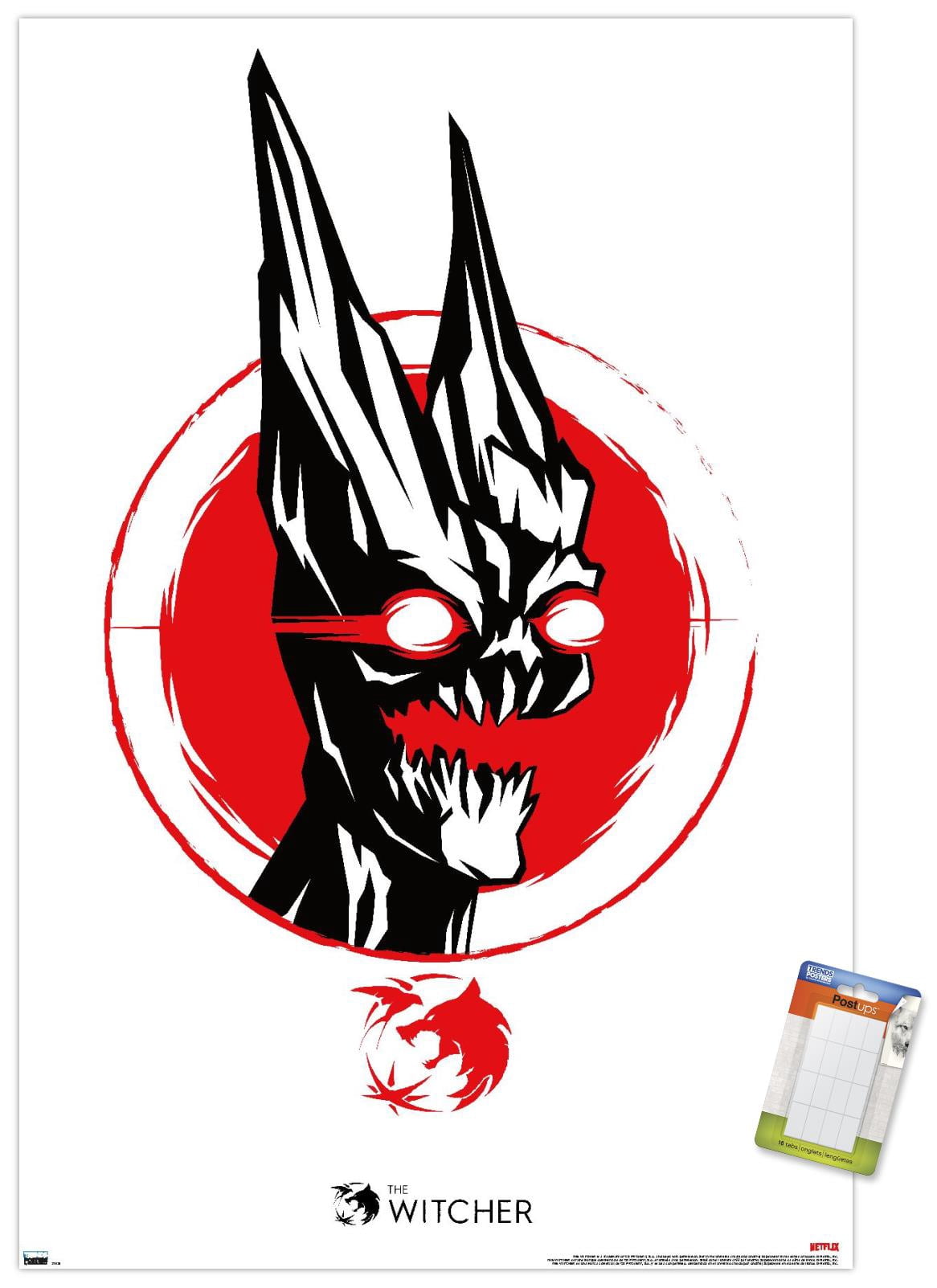 Netflix The Witcher Season 2 - Chernobog Wall Poster, 22.375" x 34"
