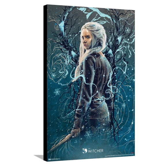 Netflix The Witcher Season 2 - Ciri Canvas Wall Poster, 22.375" x 34"