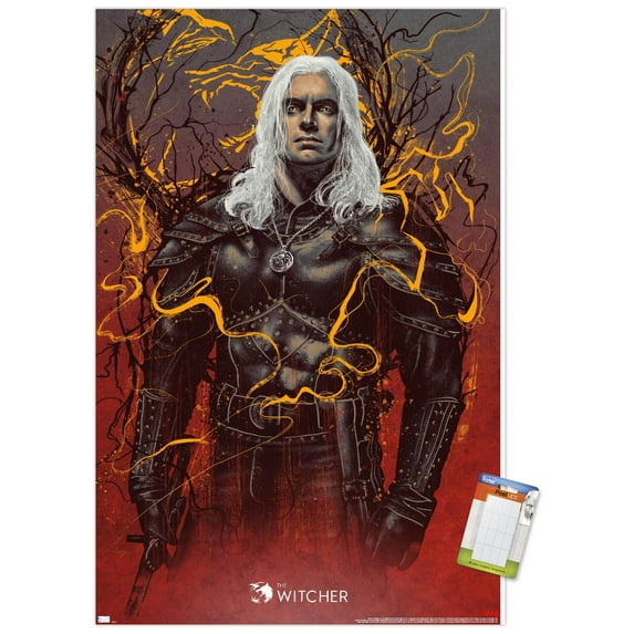 Netflix The Witcher Season 2 - Geralt of Rivia Wall Poster, 14.725" x 22.375"