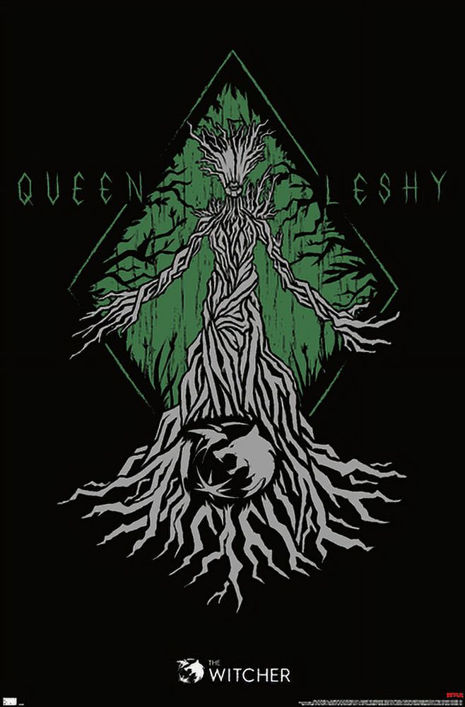 Netflix The Witcher Season 2 - Queen Leshy Green Wall Poster, 22.375" x 34"