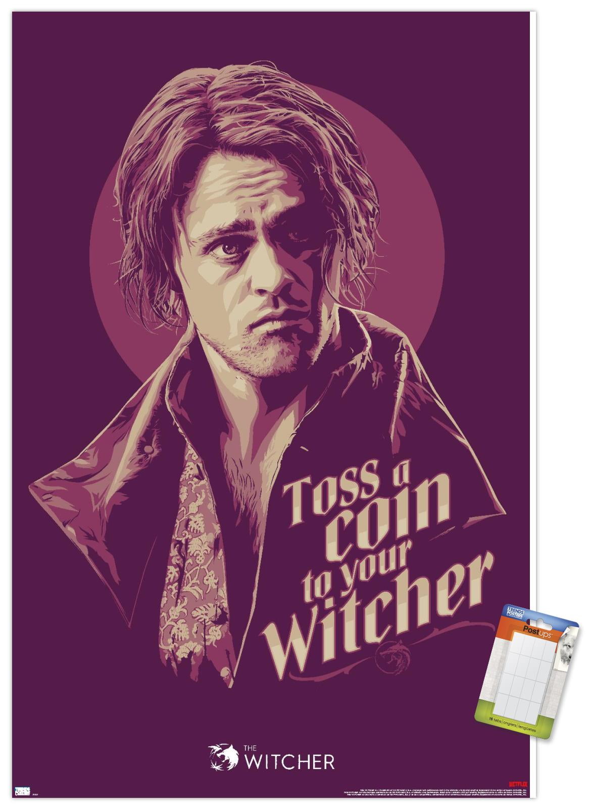 Netflix The Witcher Season 2 - Toss a Coin Wall Poster, 14.725" x 22.375"