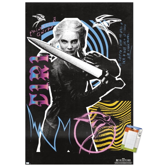 Netflix The Witcher: Season 3 - Ciri Wall Poster, 14.725" x 22.375"