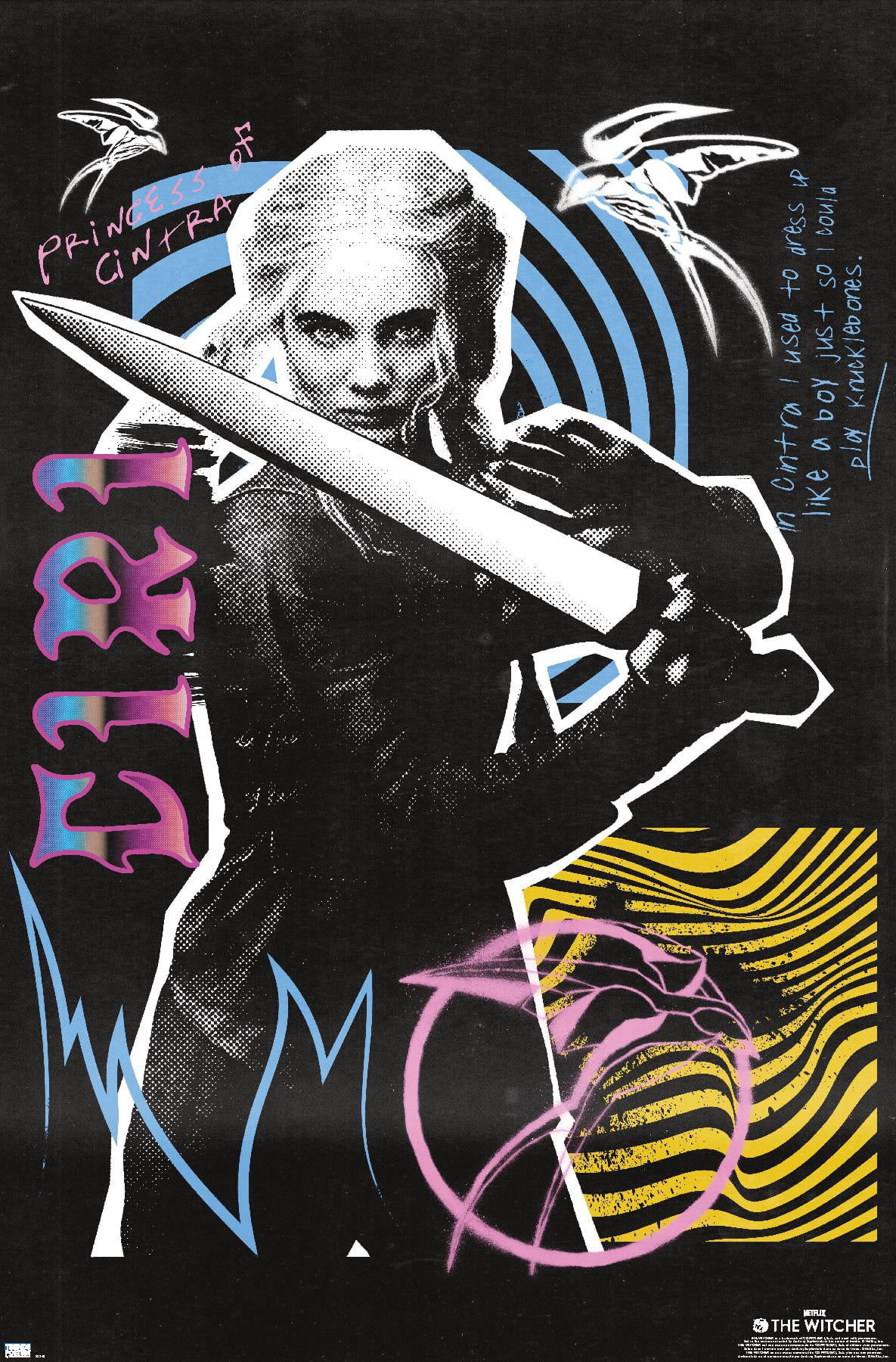 Netflix The Witcher: Season 3 - Ciri Wall Poster, 14.725" x 22.375"