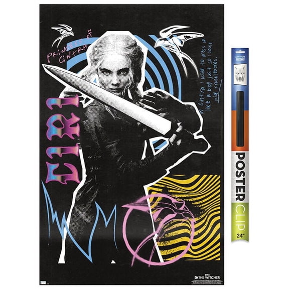 Netflix The Witcher: Season 3 - Ciri Wall Poster, 22.375" x 34"