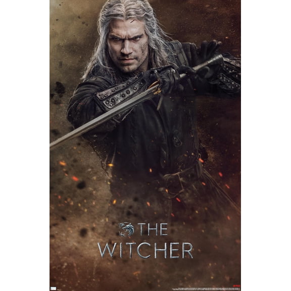 Netflix The Witcher: Season 3 - Geralt One Sheet Wall Poster, 14.725" x 22.375"