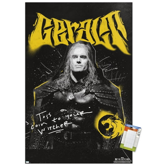 Netflix The Witcher: Season 3 - Geralt Wall Poster, 22.375" x 34"