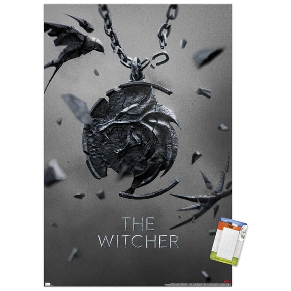 Netflix The Witcher: Season 3 - Medallion Key Art Wall Poster, 14.725 ...