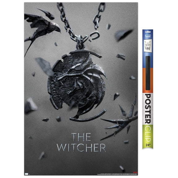 Netflix The Witcher: Season 3 - Medallion Key Art Wall Poster, 22.375" x 34"