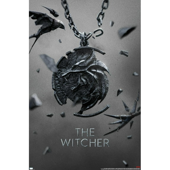 Netflix The Witcher: Season 3 - Medallion Key Art Wall Poster, 22.375" x 34"