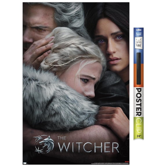 Netflix The Witcher: Season 3 - Trio Key Art Wall Poster, 22.375" x 34"
