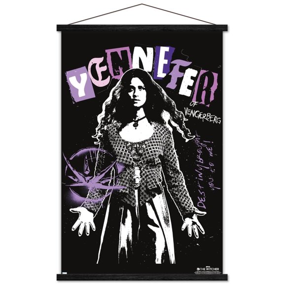 Netflix The Witcher: Season 3 - Yennefer Wall Poster with Magnetic Frame, 22.375" x 34"