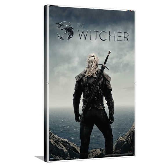 Netflix The Witcher - Teaser Canvas Wall Poster, 22.375" x 34"