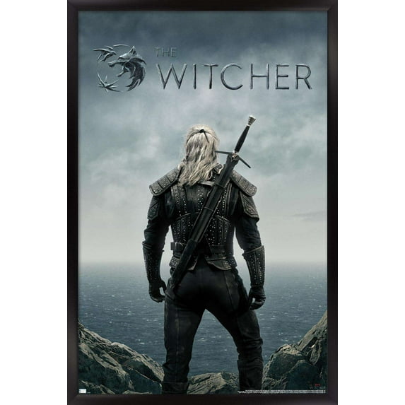 Netflix The Witcher - Teaser Wall Poster, 14.725" x 22.375", Framed