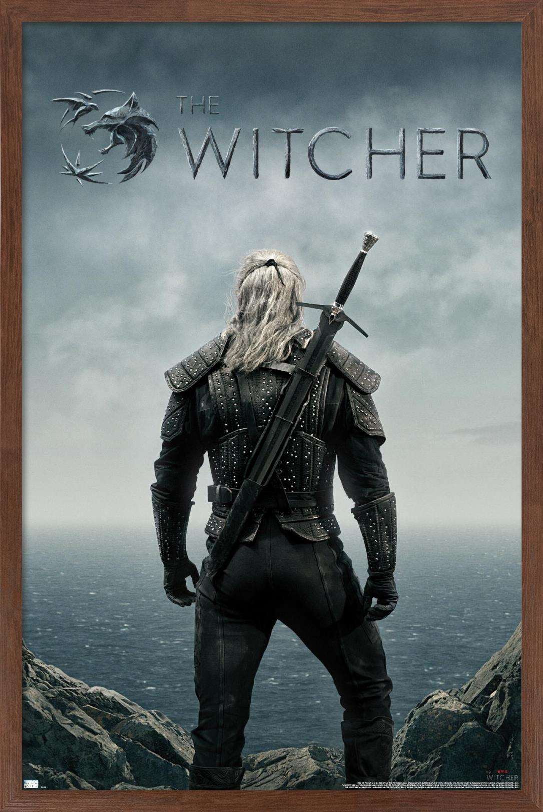 Netflix The Witcher - Teaser Wall Poster, 22.375" x 34", Framed