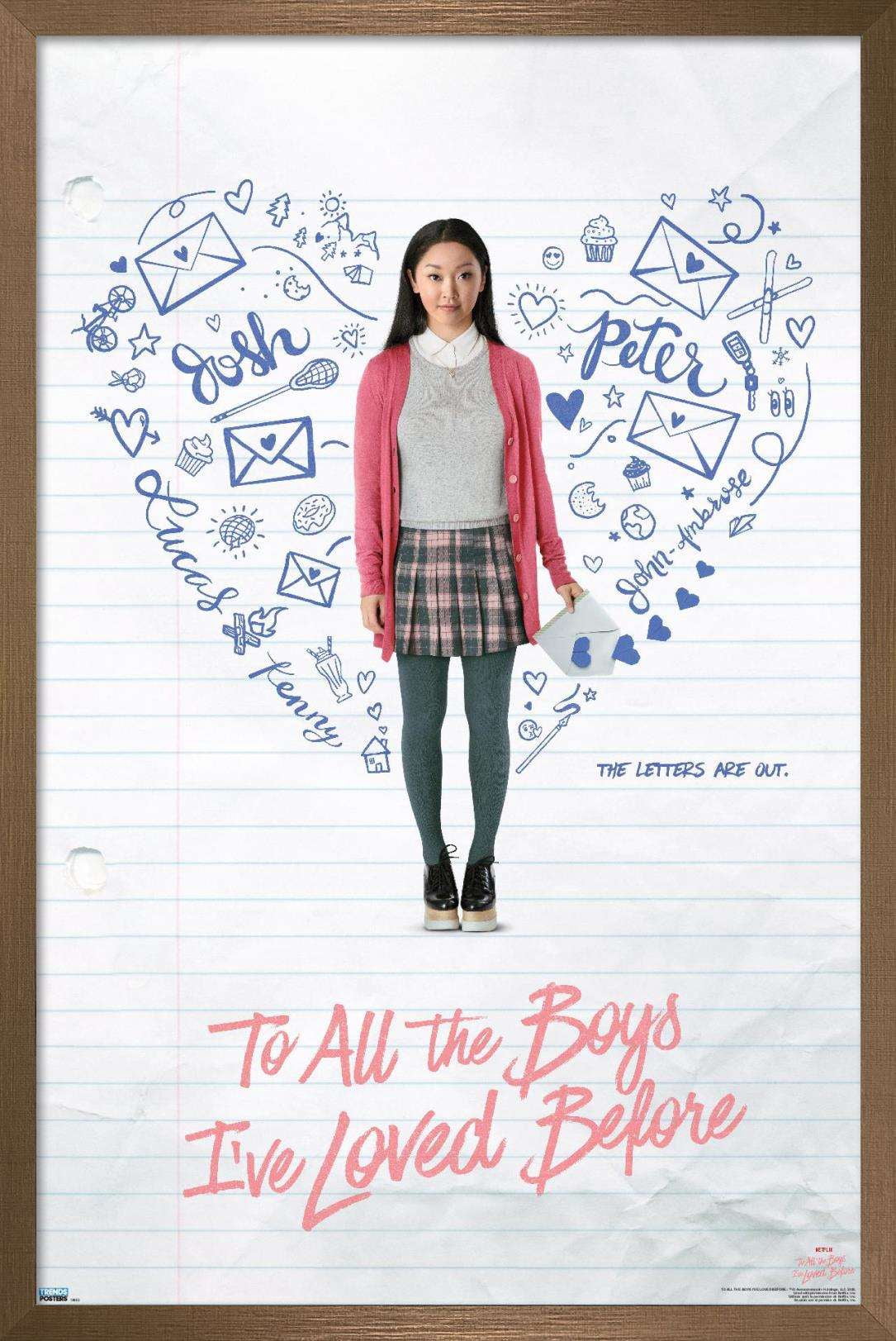 Netflix To All the Boys I've Loved Before - Key Art Wall Poster, 22.375" x 34", Framed