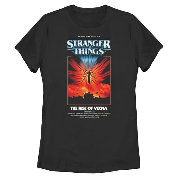 Netflix Women's Stranger Things The Rise Of Vecna Retro Poster T Shirt