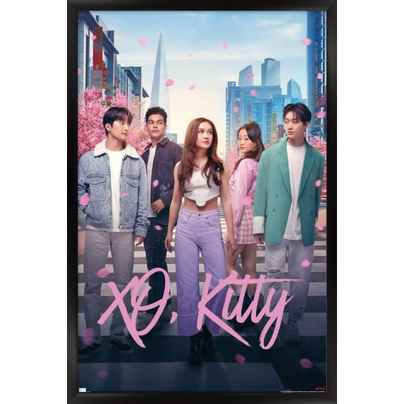 Netflix XO, Kitty - One Sheet Wall Poster, 14.725" x 22.375" Framed