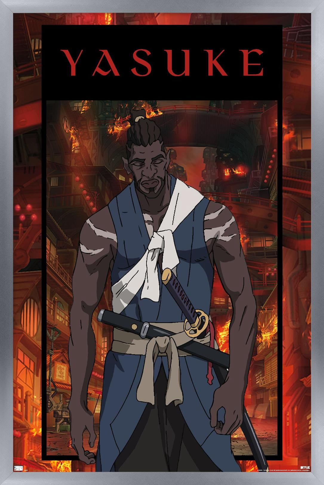 Netflix Yasuke - Key Art Wall Poster, 14.725" x 22.375" Framed