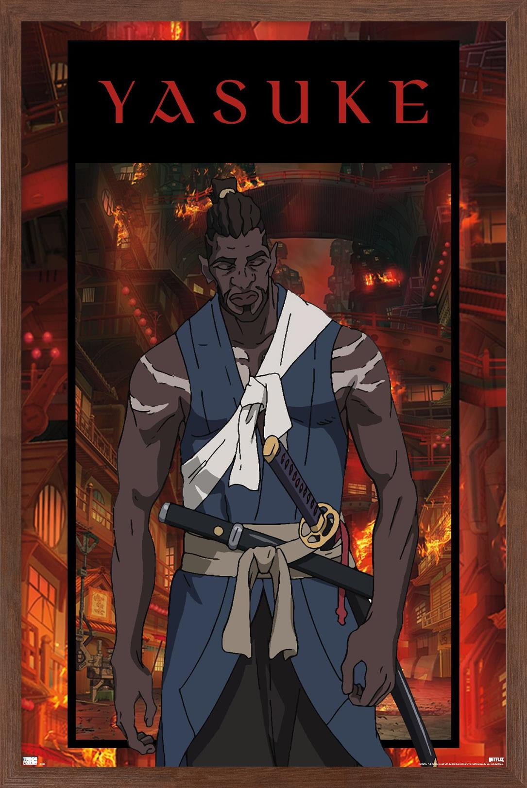 Netflix Yasuke - Key Art Wall Poster, 22.375" x 34" Framed - Walmart.com