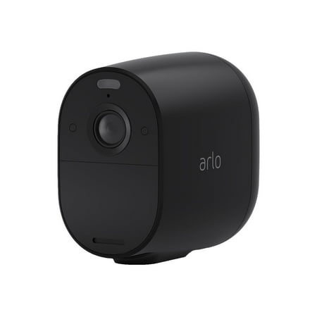 Arlo - Essential Spotlight Camera – Indoor/Outdoor Wire-Free 1080p Security Camera (3-pack) - Black