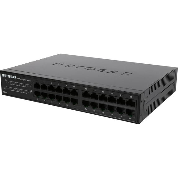 Netgear Ethernet Switch - 24 Ports - Gigabit Ethernet - 1000Base-T - 2 Layer Supported - Twisted Pair