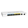 thumbnail image 1 of Netgear GS110TUP Ethernet Switch - 10 Ports - Manageable - 4 Layer Supported - Modular - Twisted Pair, Optical Fiber - Rack-mountable, Wall Mountable, Desktop, Ceiling Mount - Lifetime Limited Warrant, 1 of 4