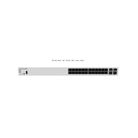 NETGEAR - 28-Port 10/100/1000 Mbps Gigabit Ethernet Insight Managed Smart Cloud Switch