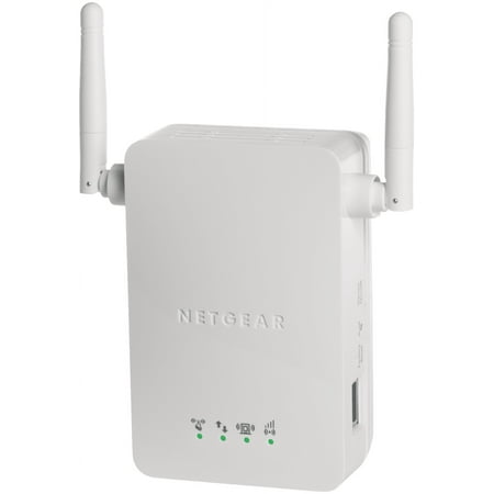 NETGEAR - Universal Wi-Fi Range Extender with Ethernet port - White