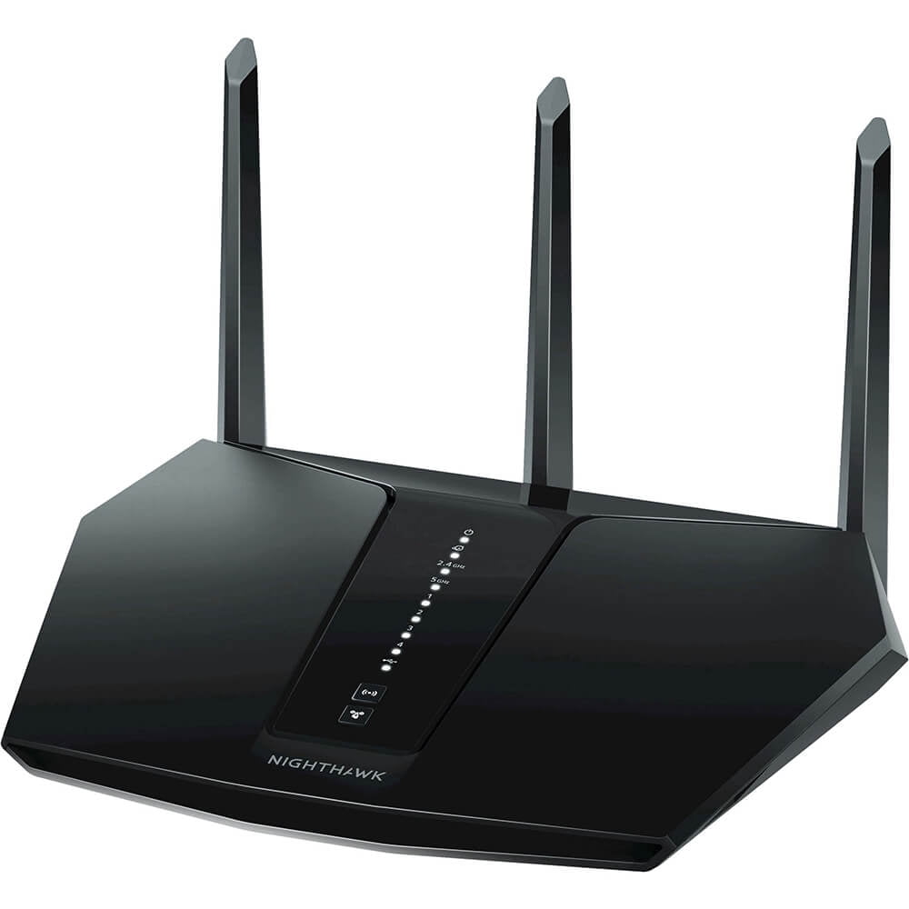 Netgear Nighthawk AX2400 Dual Band Router, Black (RAX30-100NAS)