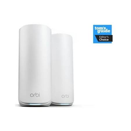 NETGEAR - Orbi 870 Series BE21000 Tri-Band Mesh Wi-Fi 7 System - White