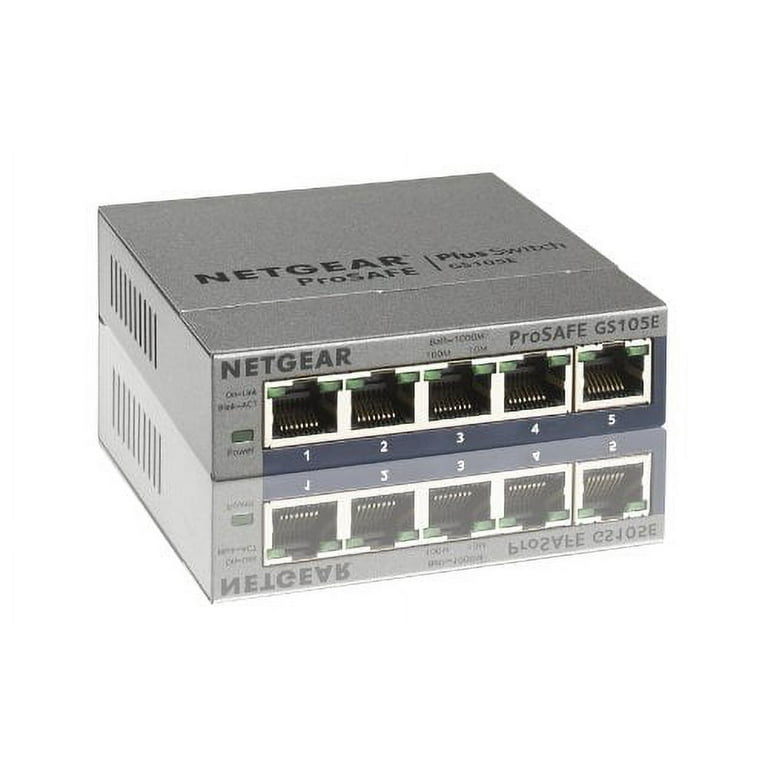 Netgear Prosafe Plus 5-Port Ethernet Switch - Black