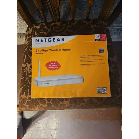 Netgear Wgr614 54 Mbps 4-Port 10/100 Wireless G Router (Wgr614Na)