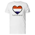 thumbnail image 1 of Netherland Flag Heart Tee Men's -Image by Shutterstock, 1 of 2