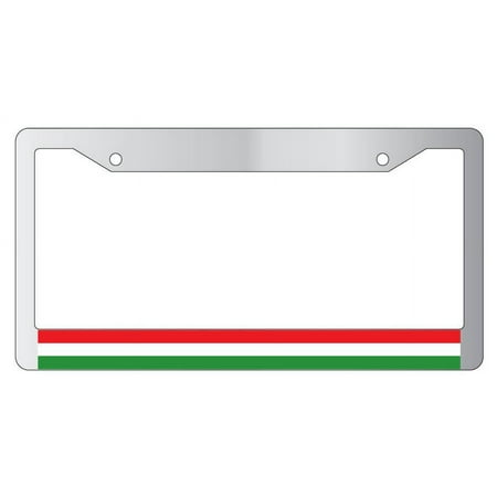 Netherland World Flag Chrome Plastic License Plate Frame