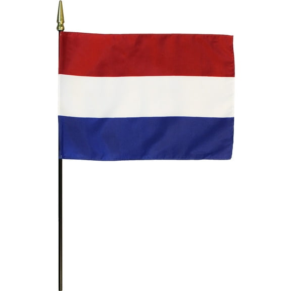 Netherlands - 8"X12" Stick Flag