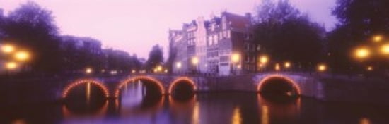 Netherlands Amsterdam Canvas Art - Panoramic Images (36 x 12)
