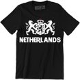 thumbnail image 1 of Netherlands Dutch Amsterdam Coat Of Arms Country National Flag Men's Tee Shirt, 1 of 4