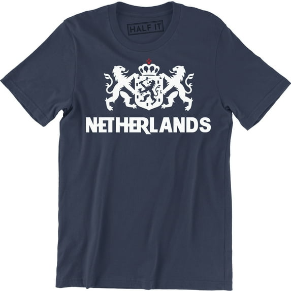 Netherlands Dutch Amsterdam Coat Of Arms Country National Flag Men's Tee Shirt