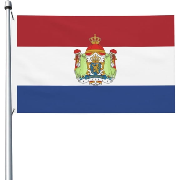Netherlands Flag 3x5 Outdoor Double Sided Flag Banner For Outside With 2 Brass Grommets Patio Lawn Decor Flags