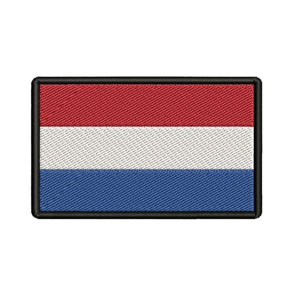 Netherlands Flag Embroidered Iron-on Patch