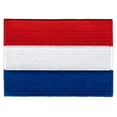 thumbnail image 1 of Netherlands Flag Embroidered Iron-on Patch, 1 of 1