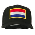thumbnail image 1 of Netherlands Flag Patched Mesh Cap - Black OSFM, 1 of 5