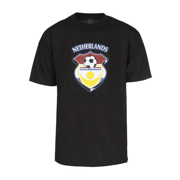 Netherlands National Football Team Black T-Shirt - Small
