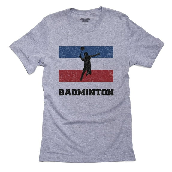 Netherlands Olympic - Badminton - Flag - Silhouette Men's Grey T-Shirt