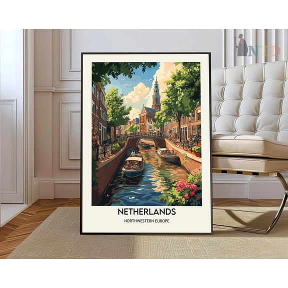Netherlands Print, Netherlands Wall Art, Netherlands Poster, Netherlands Photo, Netherlands Poster Print, Amsterdam Netherlands Wall Art, Modern Wall Decor, 8x12 UNFRAMED