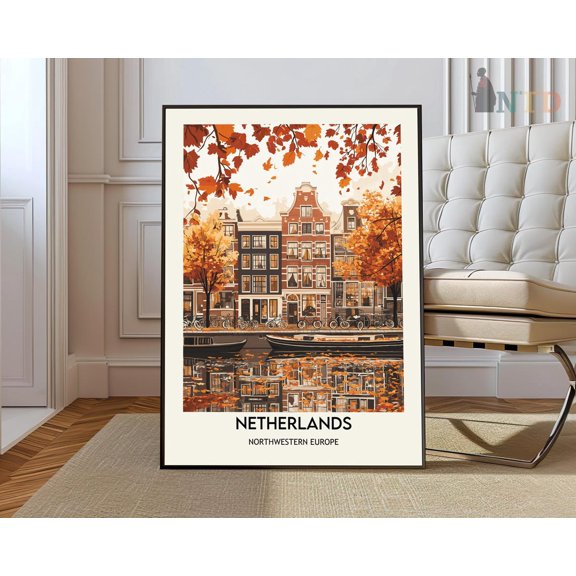 Netherlands Print, Netherlands Wall Art, Netherlands Poster, Netherlands Photo, Netherlands Poster Print, Amsterdam Netherlands Wall Art, Modern Wall Decor, 8x12 UNFRAMED